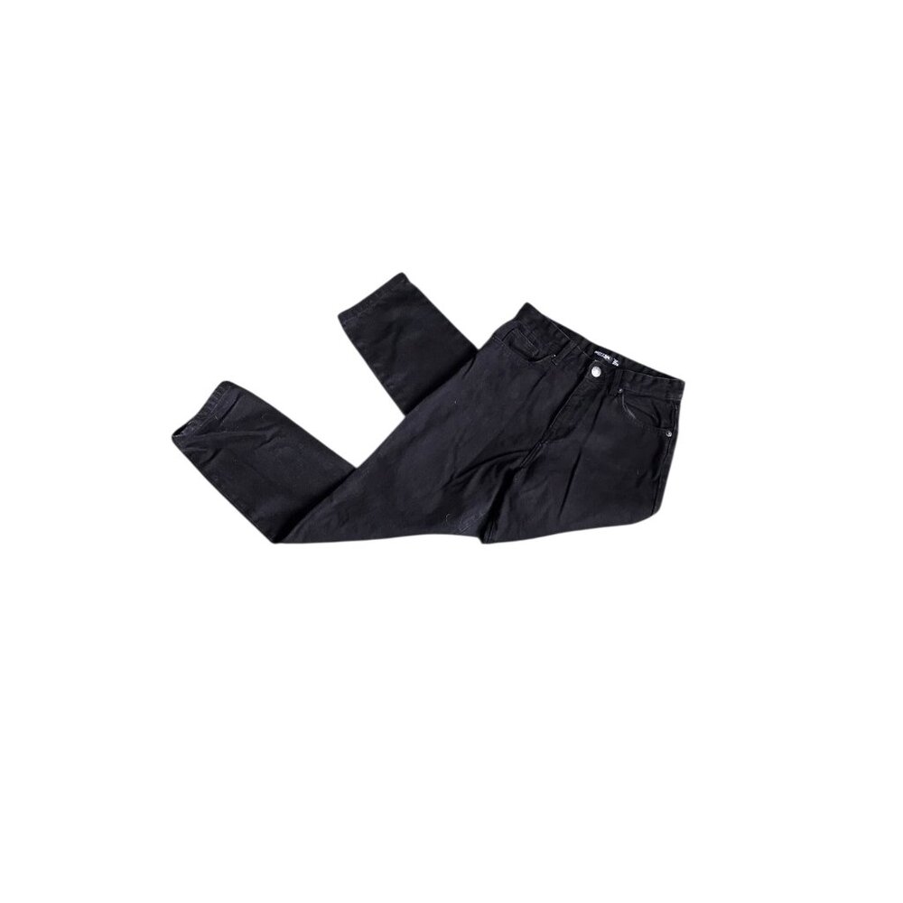 Nasty Gal Black Denim Straight Leg Jean